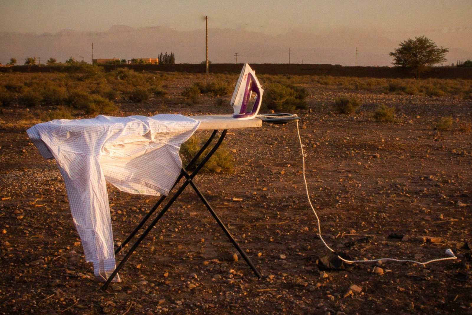 Dampfbügeleisen im Haushalt