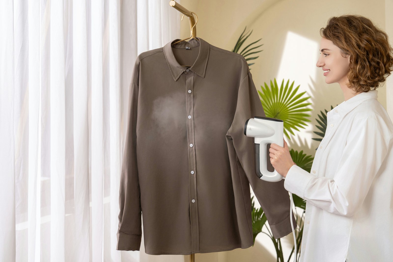 Dampfbügelstation im Haushalt